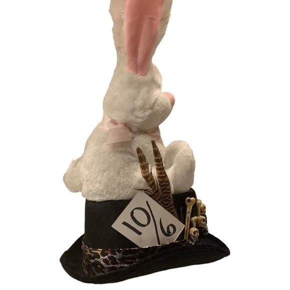 Mad Hatter hat custom one of a kind white rabbit Alice in Wonderland hatter cos - Picture 5 of 8